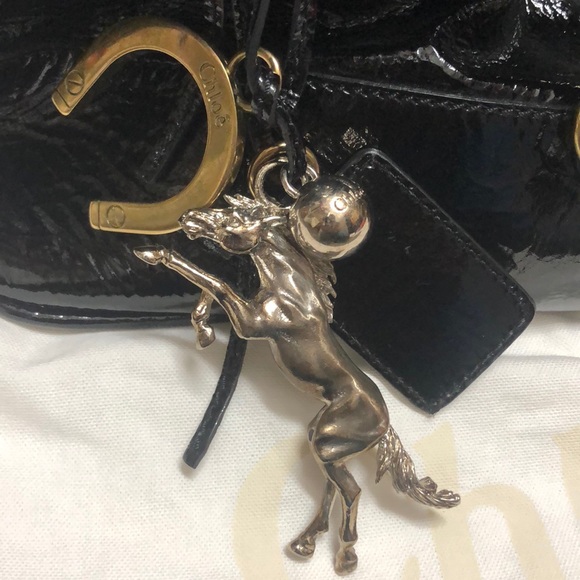 Chloe Kerala Patent tote black medium - Picture 2 of 8